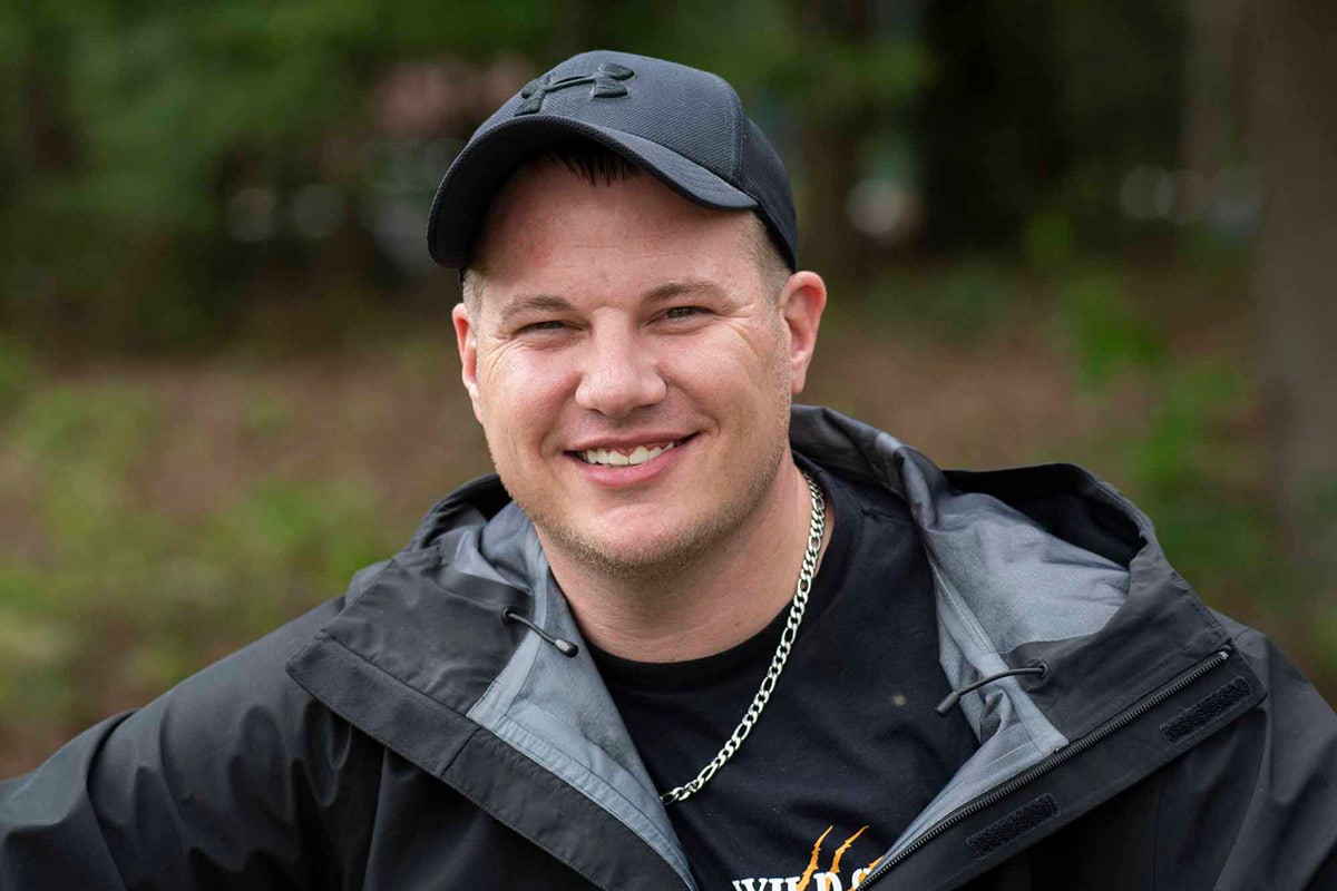 A veteran smiles at a Warrior Getaway