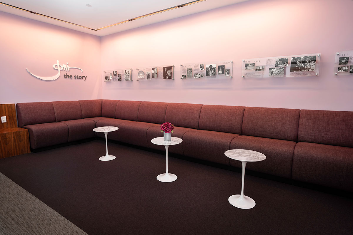 The pink room at the International Disability Center
