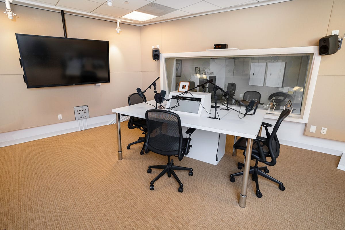 Joni's recording studio at the International Disability Center